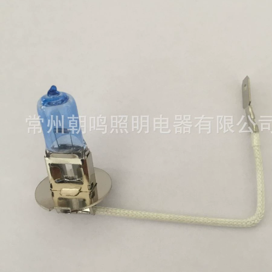 Высококачественный Автомобильный свет «H3 12V100W кварцевая ультра белая лампа галогенная лампа» оптом, прямые продажи