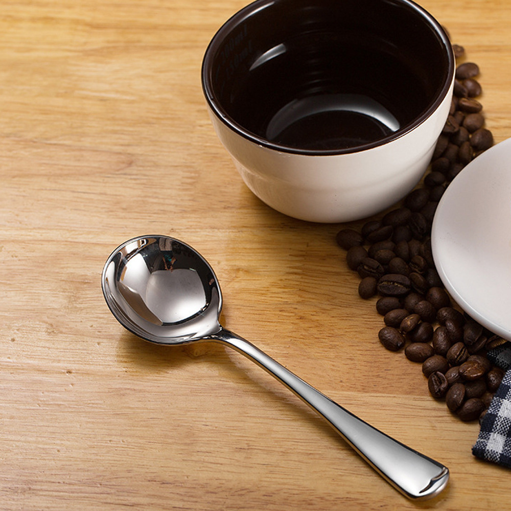 Creative304 Stainless Steel Coffee Spoon Cup Measuring Spoon Standard Coffee Special Measuring Spoon Milk Powder Milk Foam Spoon Cup Measuring Spoon