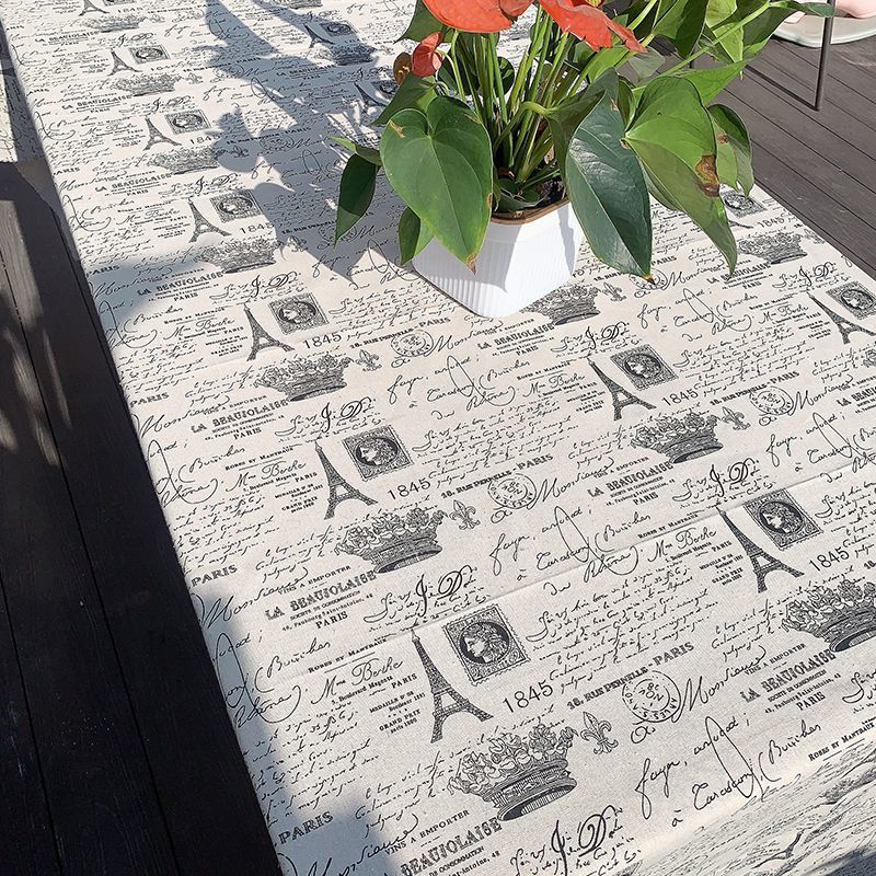 Flor azul porcelana tela de flor frágil alojamiento nacional retro algodón lino azul chino tela de mesa de estilo antiguo