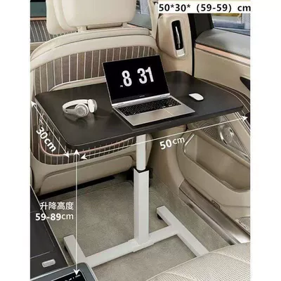 Accessories, Universal Model, Car table board - black-table-topwhite-table-legs-with-rails-suitable-for-standard-models-of-small-and-medium-sized-vehicles-3050