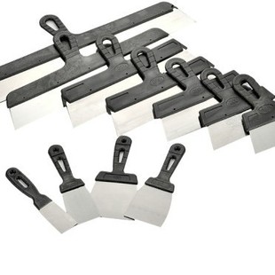 Manufacturer Supplies Black Handle Putty Knife Putty Knife Stainless Steel 420J2 Blade 40-600mm