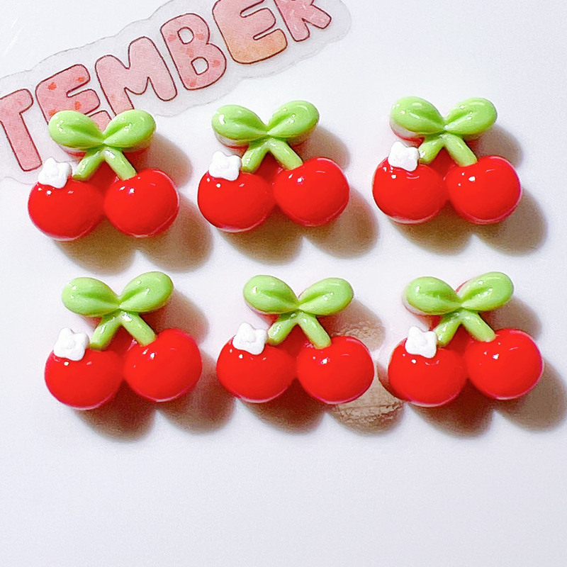 樹脂ジュエリーアクセサリー卸売 diy ヘアアクセサリークリーム接着剤携帯電話ケース衣類材料手作りミニチェリー|undefined