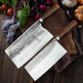 传统老式锻打轴承刚菜刀加厚烧腊专业斩切刀厨房8厘厚商用刀具