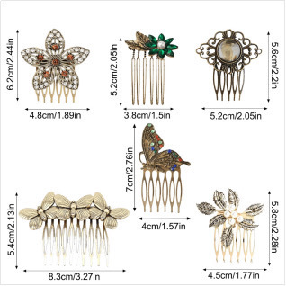 Europa y los Estados Unidos transfronterizos suministro de peinado peinado de hojas retro peinado peinado de estilo antiguo peinado flores perlas peinado peinado