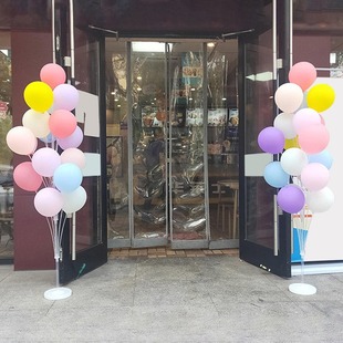 Hot-Selling Transparent Color 1.79m Balloons (Three-Layer Balloon Tree) Birthday Party Wedding Floor Floating Balloon Column Stand