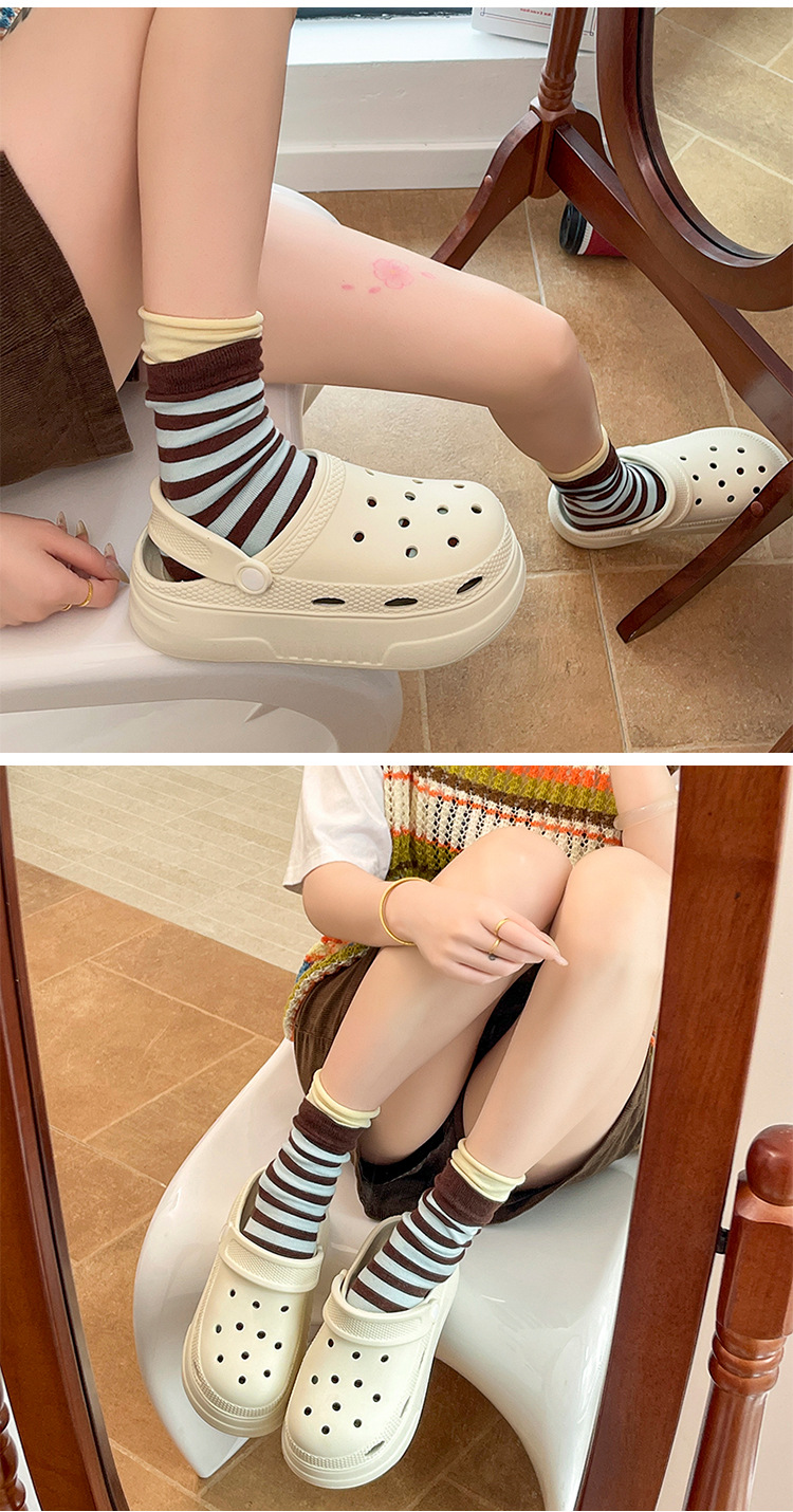 Women's Platform Beach Clogs Non-slip Eva Sandals For Summer_voghion.com