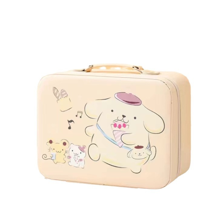 Nuevo viaje de hombres y mujeres para lavar la mano de almacenamiento de partición de maquillaje cepillo letras de gran capacidad de amor bolsa de maquillaje