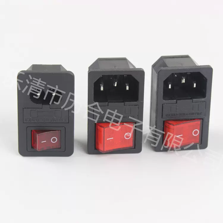 4供应304品字插座三合一电源接口电器充电座AC-14-F16品字ac插座