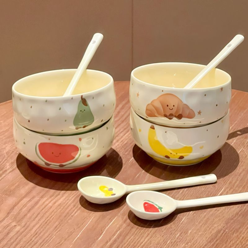 ins风陶瓷碗产品展示图