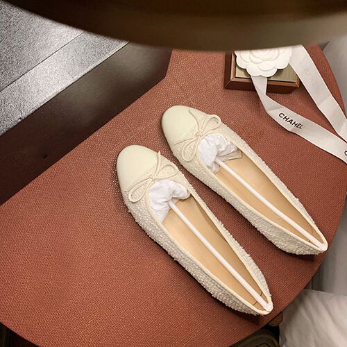 Grape Mama studiolee sweet round toe lambskin flat bottom bow stitching shallow mouth ballet shoes for women