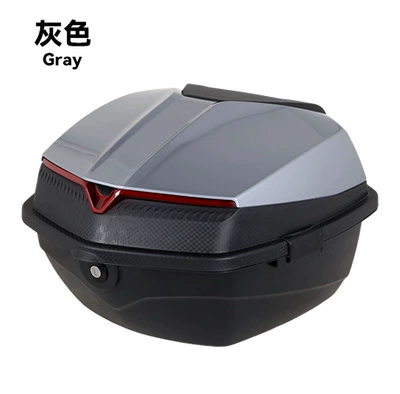 Electric car tail box – and Mopeds Storage Box Toolbox - gray-tail-box-free-installation-accessories