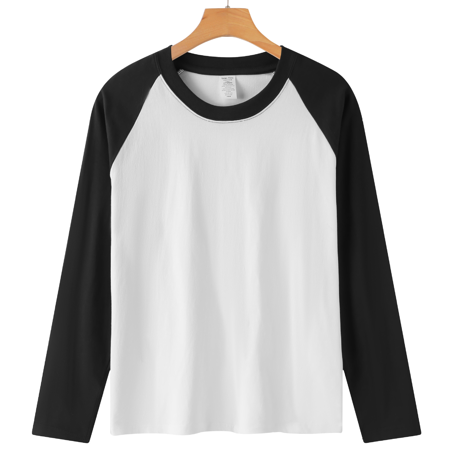 220g long sleeve black spell white