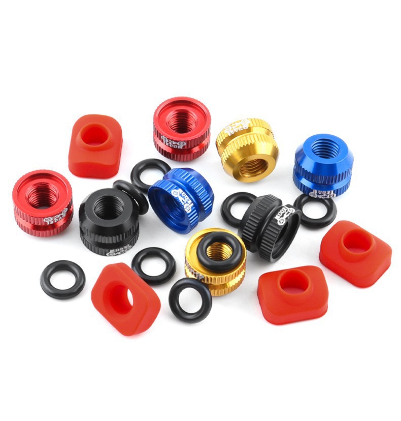 Road Bike Valve Nut Vacuum Tire Nozzle Cap Inner Tube