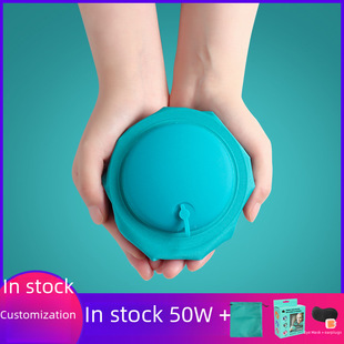 Push-type Inflatable U-shaped Pillow Portable Three-piece Set for Aircraft Travel Neck Pillow Flocking Travel Sanbao U-shaped Pillow