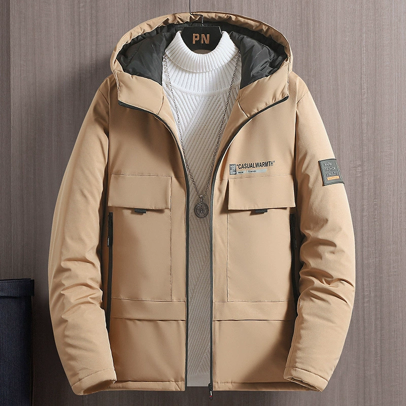 2021 новая мужская рабочая одежда с хлопковой подкладкой в ​​корейском стиле, пуховая хлопковая одежда для пар, мужская зимняя одежда, куртка большого размера, утепленная хлопковая куртка