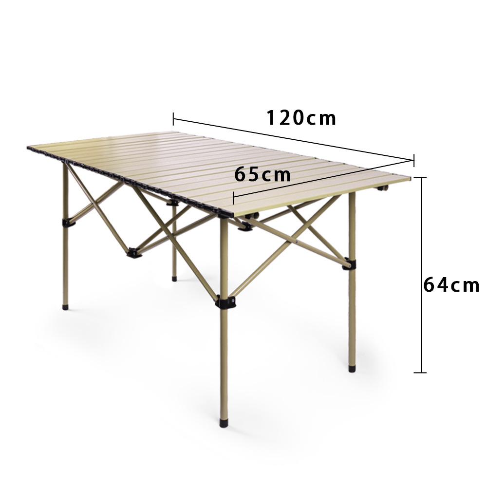 2023新款户外折叠桌子蛋卷桌露营野餐用品野餐桌椅便携式桌子装备