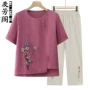 圆领夏季妈妈短袖上衣