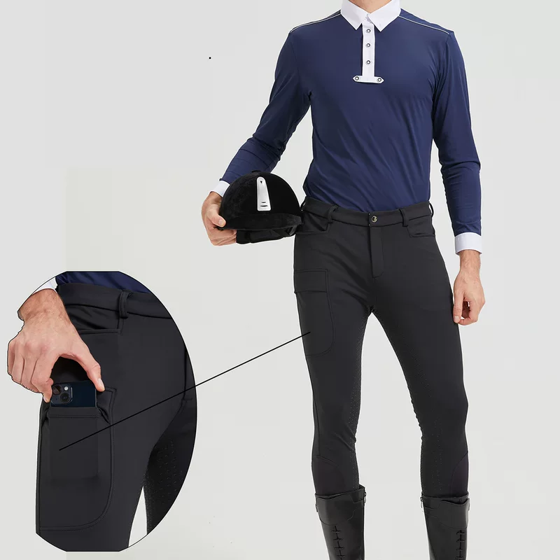 Быстросохнущие неслизящиеся travel брюки, slim fit