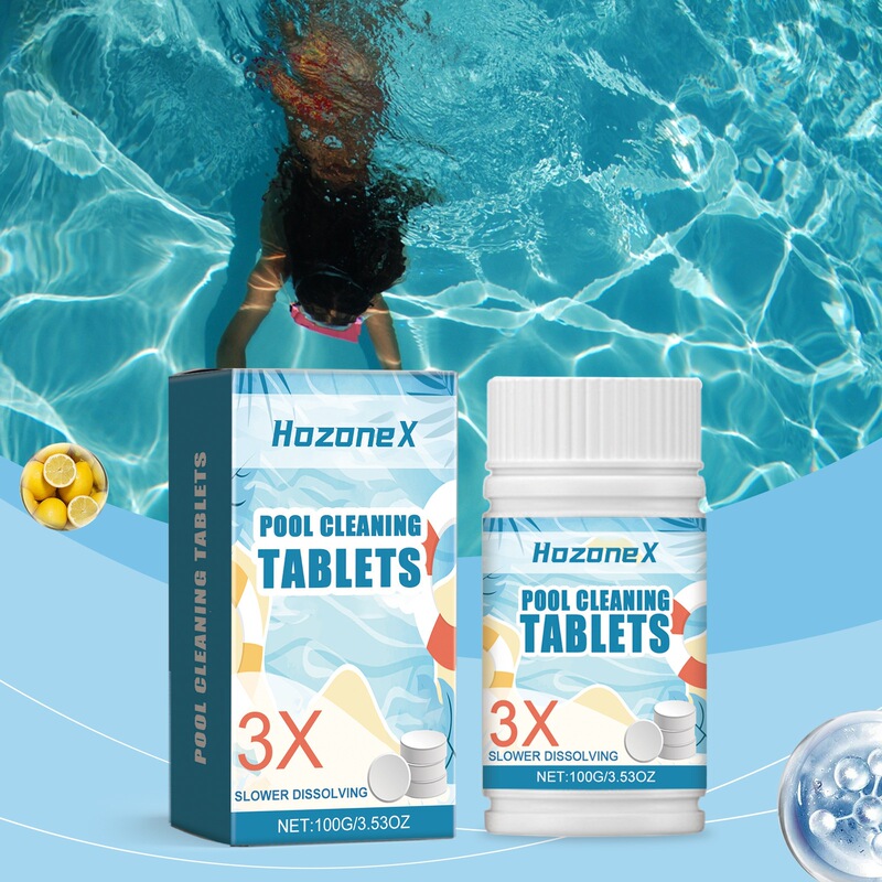 Hozonex Swimming Pool Cleaning Effervescent Tablets Swimming Pool Cleaning and Water Quality Freshening Effervescent Tablets Hozonex Swimming Pool Cleaning Effervescent Tablets Swimming Pool Cleaning and Water Quality Freshening Effervescent Tablets
