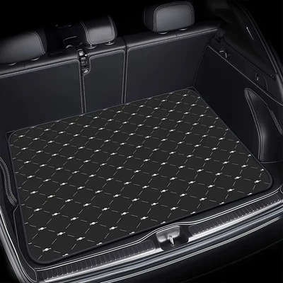 Avtomobil döşəmə paspasları Car Special Floor Mat - zy-simple-checkered-trunk-3-75100cm-crystal-velvet