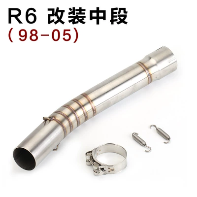 Pipe 98-05 06-18 Years, Motorcycle exhaust pipe - r6-modification-mid-section-1998-05