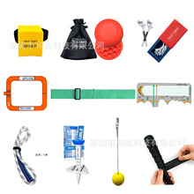 高尔夫挥杆训练器挥杆大力绳推杆魔方10°倾斜球托转身固定练习器