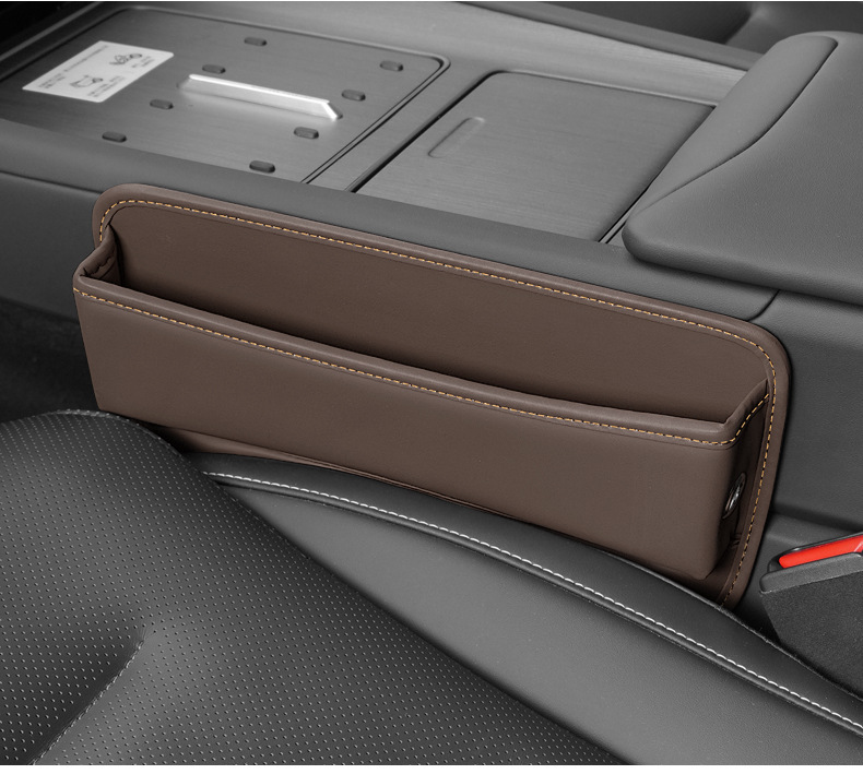 Car seat gap storage box car seat storage box gap plug leather multifunctional storage bag storage box