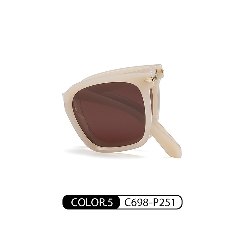 Nueva plegable gafas de sol TR90 ultra-ligero gafas de sol polarizadas 7530 protector solar a prueba de sol puede ser equipado con miopía gafas de sol polarizadas