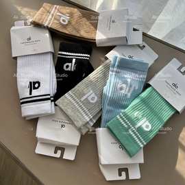 al袜子瑜伽袜独立包装长筒中筒短筒精梳棉小红书同款春夏跑步袜