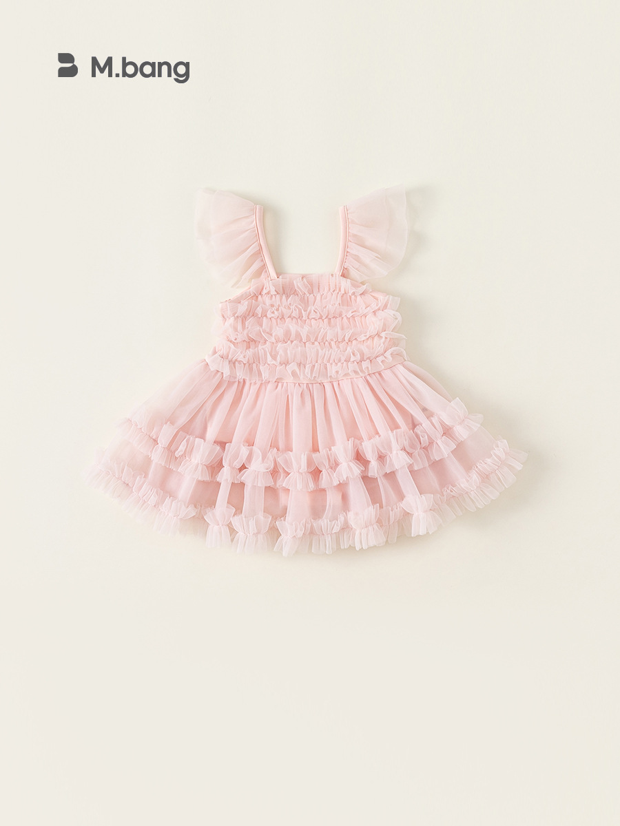 Youbao ropa para niños traje de baño para niñas verano nuevo vestido de princesa para niñas traje de baño vestido de malla dulce XQ24091