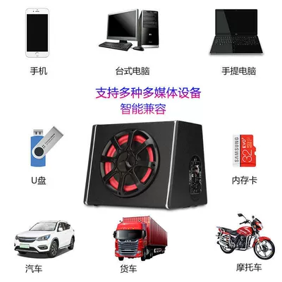Bluetooth Car Subwoofer 12V24V | Car speaker/subwoofer