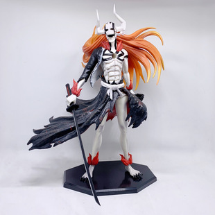 黑崎牛头一护手办 死神境界 BLEACH 虚化白 模型雕像动漫摆件-阿里巴巴