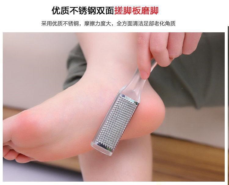 Double-Sided Stainless Steel Foot File Callus Remover Pedicure Tool 3 Pack key features