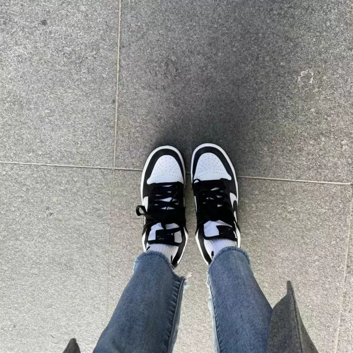 Yutian High Version dunk Black and White Panda Women's Shoes Pure Original sb Sneakers Air Force One Pure White aj1 Lightning Barb