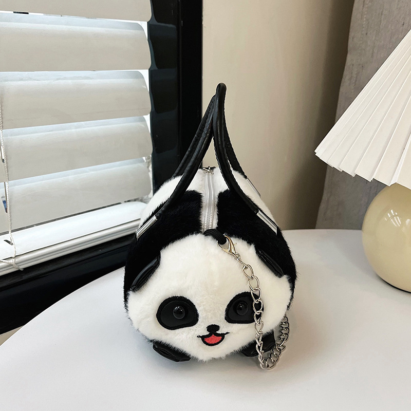 Peluche de capibara con bolso diagonal Muñeca de moda para regalo e intercambio
