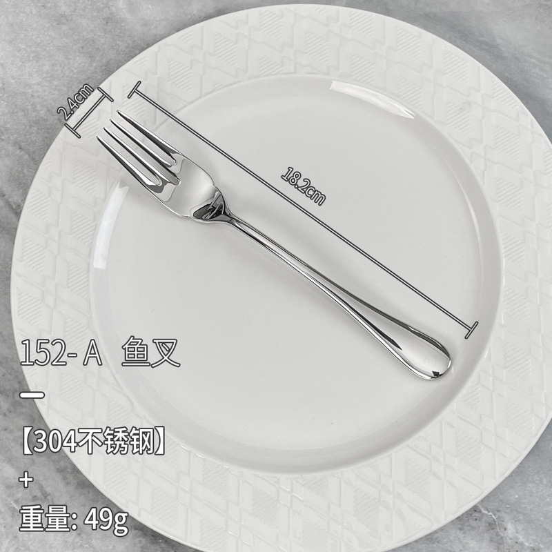 304 厚みのある家庭用西洋ステーキナイフ、フォーク、スプーン、高級ホテルレストラン食器、フルーツスプーン、フォーク、スプーン|undefined