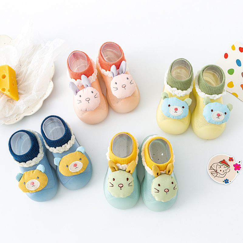 baby soft sole Flooring shoes non-slip soft sole prewalker  children Young children Socks shoes A pedal New products spring and autumn