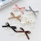 Letter lace embroidery hanging beads butterfly accessories bag shoes accessories sweet DIY accessories shoes flower wholesale