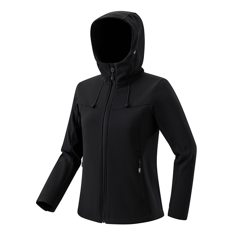 Chaqueta de cáscara suave al aire libre con forro polar más tamaño a prueba de viento chaqueta de lana caliente pareja impermeable suéter deportivo fábrica al por mayor