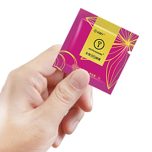 KEY Trial Pack Female Moisturizing Gel Bag Simple Packaging KEY Energetic Female Moisturizing Gel Nude Strip Adult Novelty Product