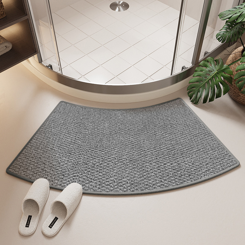 Curved Semicircular Imitation Sisal Floor Mats for Entrance Doors, Shock-Absorbing Floor Mats for Entrance Doors, Entrance Door Mats for Entrance Doors, Wholesale