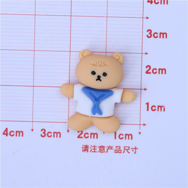 Directo de fábrica nueva serie océano dibujos animados pegamento crema epoxi DIY hecho a mano creativo pequeña joyería accesorios al por mayor