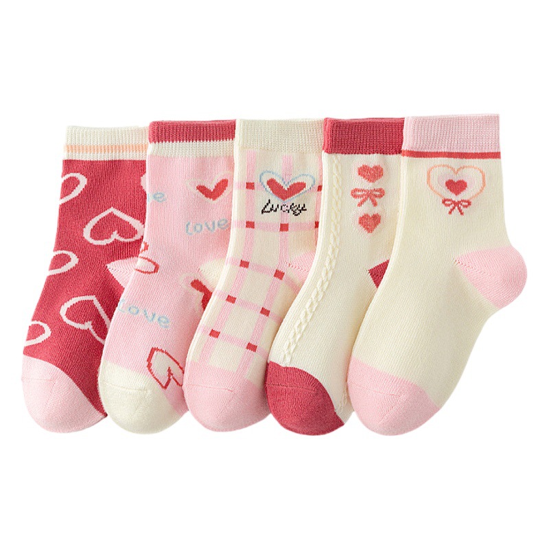 [Nuevo Popular] calcetines para niños calcetines de niña calcetines de media pantorrilla calcetines de bebé para hombres y mujeres primavera y otoño invierno calcetines de princesa de encaje