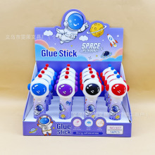 新款太空人造型固体胶卡通高颜值小学生桌面办公胶棒儿童DIY文具
