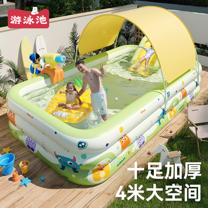 Swimming pool for children playing inflatable swimming pool for home…