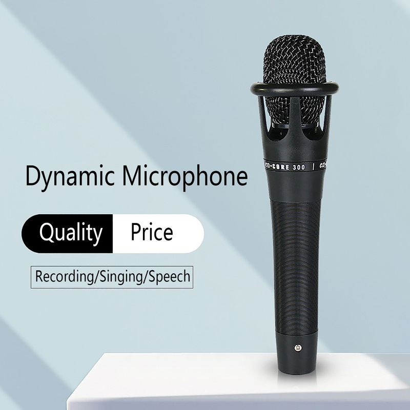 GAM-E300P sound card microphone karaoke wired microphone on-site 3.5mm moving coil handheld wholesale microphone