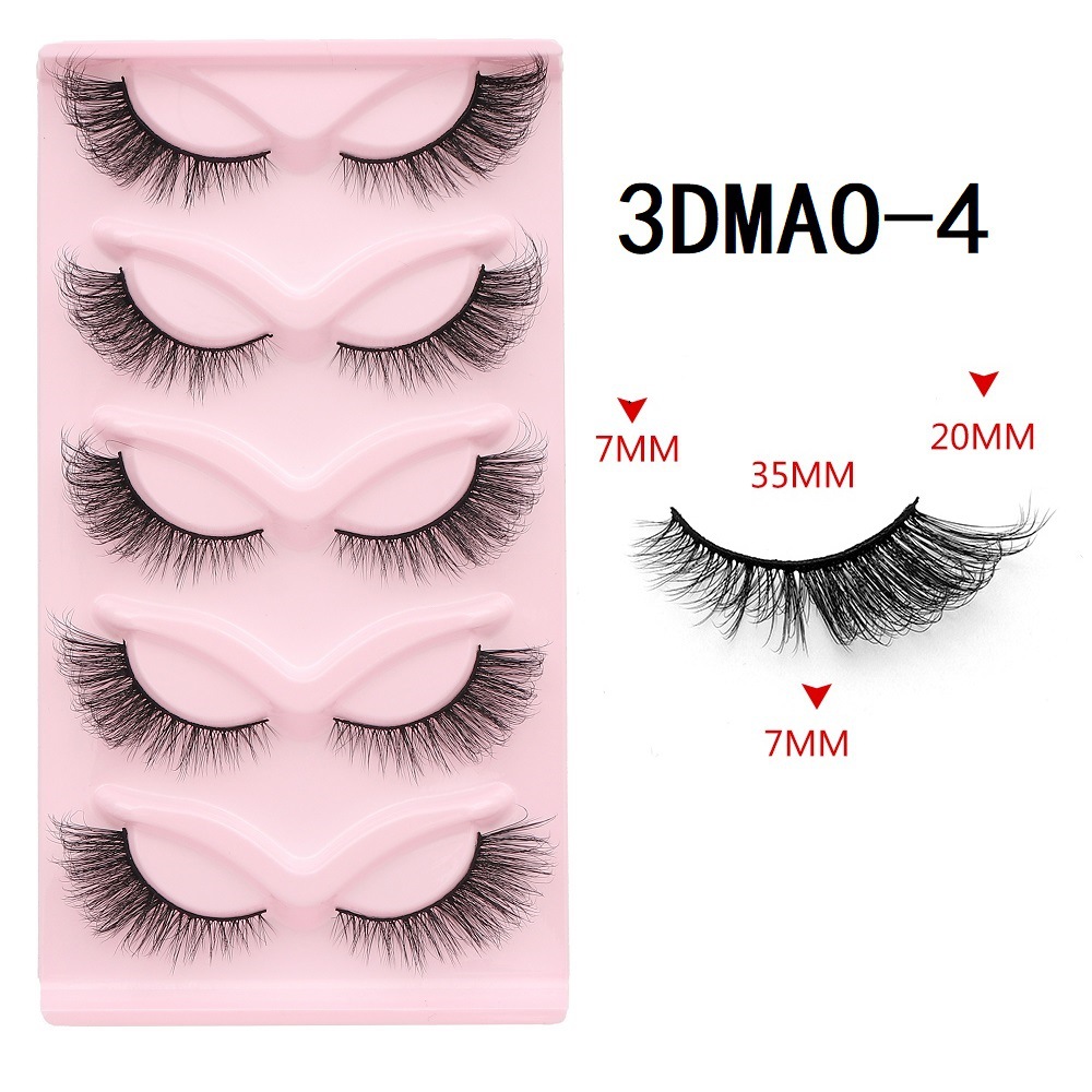 Simple Style Solid Color Plastic False Eyelashes 1 Piece display picture 4