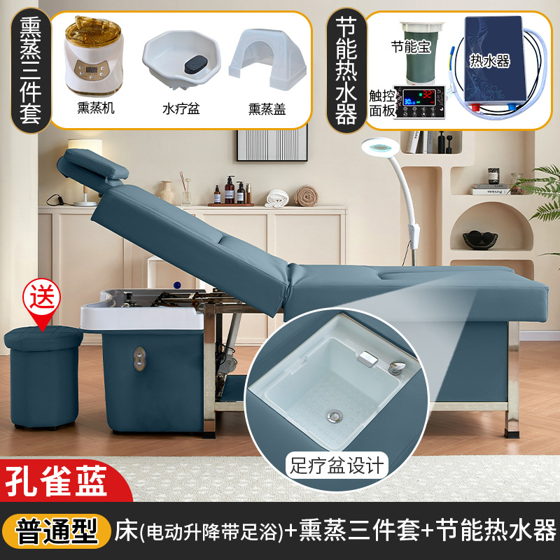 Azul pavo real + calentador de agua + Fumigación