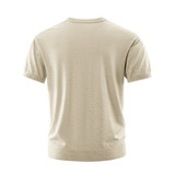 ZH8106-D夏季百搭T恤休闲短款男装老钱风通勤针织短袖OLO衫，男装针织衫/毛衣，星座614