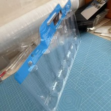 吸塑对折三折吸塑燃油宝包装纸卡制作大内托折边烫卡全包款式PVC